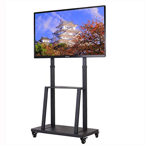 UNHO テレビスタンド キャスター付き テレビ台 ハイタイプ 大型