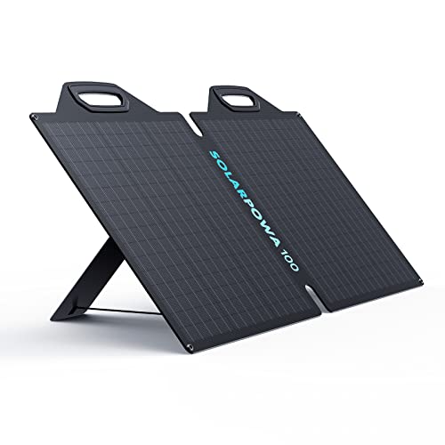 BigBlue 100W ソーラーチャージャー ソーラー充電器 ソーラーパネル 折りたたみ式４つ出力ポート(19V DC出力+5V USB出力+USB-C) 高変換効率 防災 地震 防水 停電 iPhone 12/12 pro Max/m 9,750円