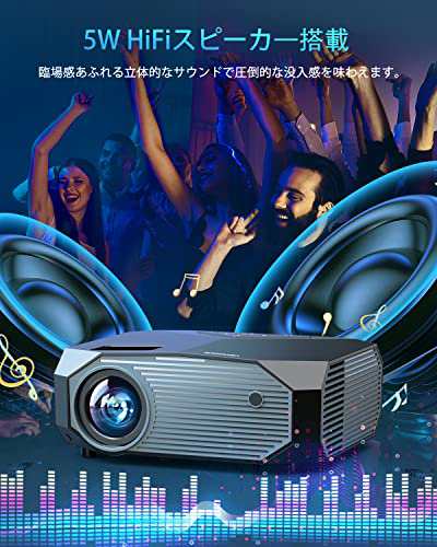 新品　YOWHICK プロジェクター13000LM 1080P 手のひらサイズ