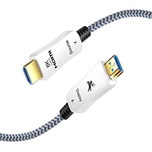 Impeto 8K 光ファイバー HDMI ケーブル 1.0M HDMI 2.1 規格 48Gbps超高速 8K/4K/2K/3D対応  PS4/5,プロジェクター,パソコン,TV,AVR,プレー｜au PAY マーケット