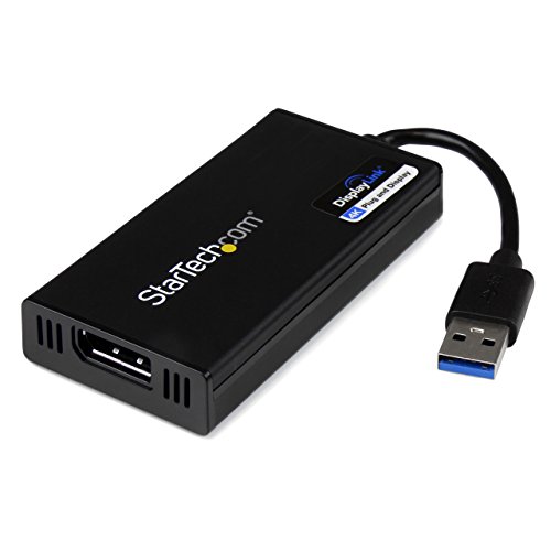 StarTech.com USB 3.0接続4K対応DisplayPortアダプタ DisplayLink認定 Ultra HD USB Type-A(オス) - DP(メス) USB32DP4K