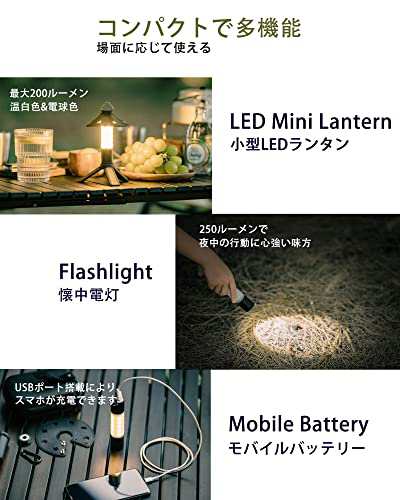 最新型】ミニLEDランタン 懐中電灯 キャンプランタン テント