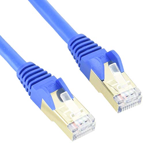 StarTech.com カテゴリ6A対応LANケーブル(1m/ブルー) Cat6A STP(シールドツイストペア)ケーブル ツメ折れ防止カバー付き 6ASPAT1MBLの通販は