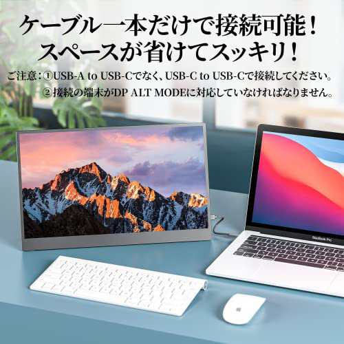 モバイルモニター kksmart 自立型 VESA対応 モバイルディスプレイ