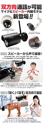 ACE 防犯カメラ 無線対応 130万画素IPカメラ 屋外用 音声 マイク