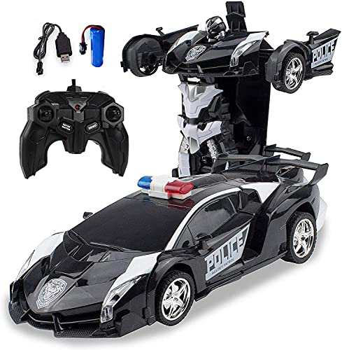 多機能 ラジコンカー RCカー 電動RCカー おもちゃの車 ロボットに変換 安定性高い 耐衝撃 子供おもちゃ 人気 プレゼント (充電式 黒)｜au  PAY マーケット