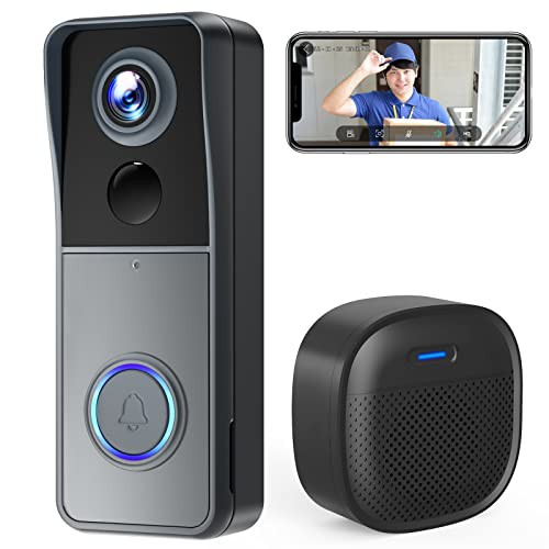 XTU インターホン ワイヤレス ビデオドアホン カメラ付き ビデオ