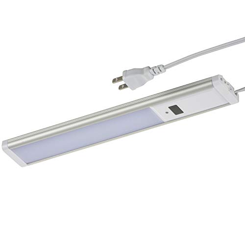 オーム電機 LEDエコスリム センサースイッチ式ライト 5W 昼光色 LT-NLEST05D-HS (約)幅302×高さ14×奥行49mm 6,800円