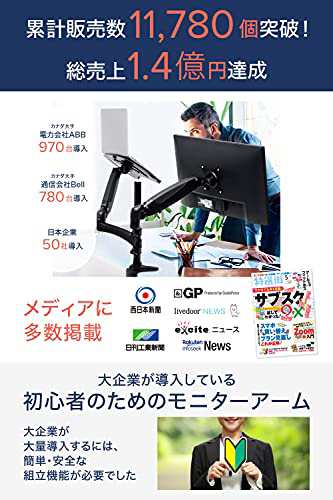 SHOPPINGALL カナダが愛した初心者用 モニターアーム ノートパソコン