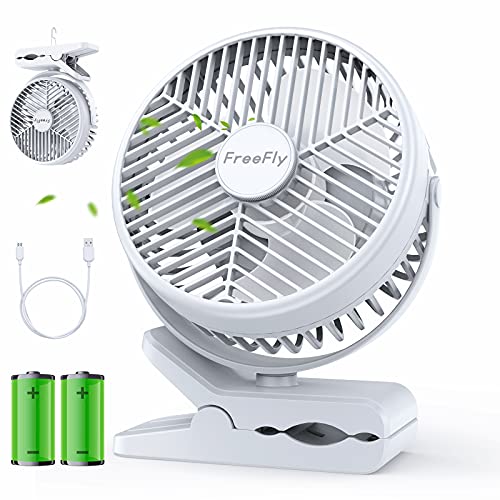卓上クリップ充電式扇風機 静音 10000mAh大容量 Amazon | クリップ扇風機 卓上扇風機 usb充電式 【10000mAh電池