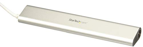 StarTech.com 7ポート USB 3.0ハブ(ケーブル一体型) シルバー ST73007UA スターテック.com 7ポートUSB 3.0ハブ  7ポート USB 3.0
