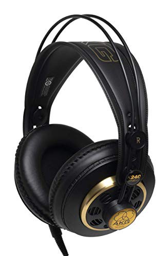 AKG セミオープン型ヘッドホン スタジオモニター K240S国内正規品 ブラック