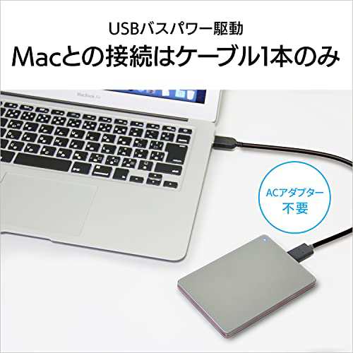 アイ・オー・データ ポータブルハードディスク 2TB USB 3.2 Gen 1(USB