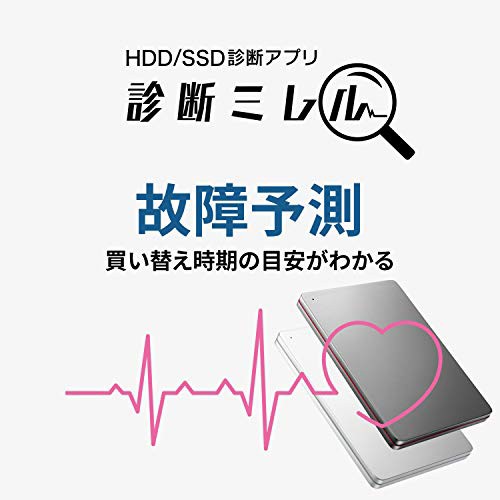 アイ・オー・データ 外付けHDD ハードディスク 2TB ポータブル カクうす アルミボディ 超薄型 mac Time Machine対応 日本製 HDPX-UTS2S