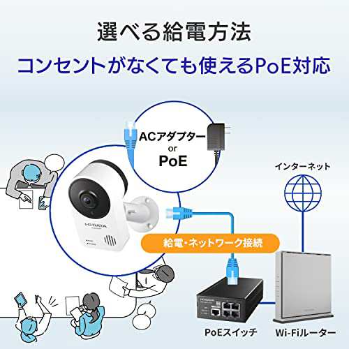 I-O DATA アイ・オー・データ屋外 屋内対応 ネットワークカメラ Qwatch