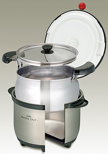 サーモス 真空保温調理器シャトルシェフ 3.0L ステンレスブラック KBA-3001 SBK