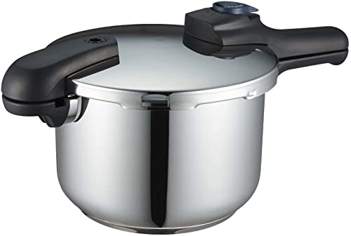 パール金属 圧力鍋 5.5L IH対応 3層底 切り替え式 レシピ付 クイックエコ H-5042 フラストレーション・フリー・パッケージ 発送