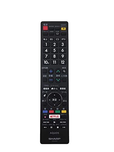 シャープ テレビ用リモコン106380502(シャープパーツコード：RRMCGB220WJSA)の通販は