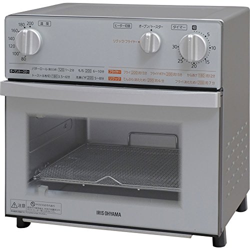 アイリスオーヤマ オーブントースター トースト 4枚 ノンフライ スチーム機能搭載 シルバー FVX-D3B-S