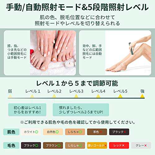 脱毛器【Silkyepi シルキーエピ　光美容器】 ブラック　家庭用 全身使用可