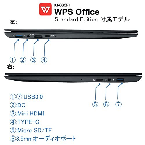 WVX ノートパソコン14インチ薄型ノートPC/ IPS 2K (2160*1440) 16G