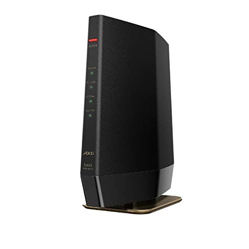 BUFFALO バッファロー 無線LANルーター プレミアムモデル (Wi-Fi 6(11ax)対応/ワイドバンド 5GHz 160MHz対応/マットブラック) WSR-5400AXの通販は