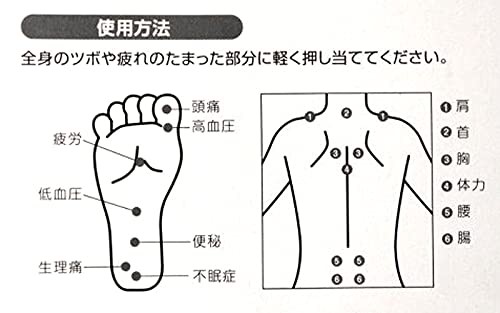 ツボ押し棒 足ツボ ツボ押し マッサージスティック マッサージ棒 指圧