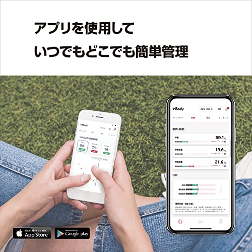 インボディ(InBody)体組成計 InBody Dial H20N 年齢・性別による統計