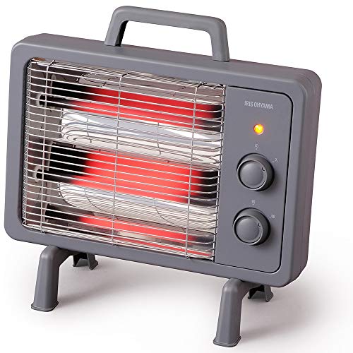 アイリスオーヤマ 電気ストーブ 速暖 転倒時電源OFF 400W/800W 2