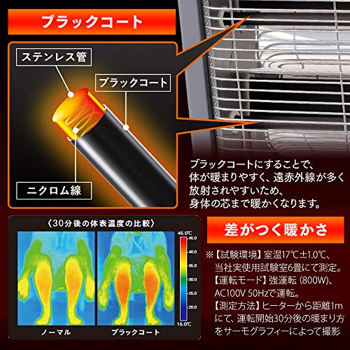 アイリスオーヤマ 電気ストーブ IEHDB-800-H 転倒時電源オフ Amazon | アイリスオーヤマ 電気ストーブ 速暖 転倒時電源OFF
