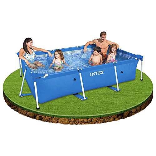 INTEX インテックス　フレームプール　カバー付き　お庭で簡単設置　家庭用 300cm Ｘ200cm