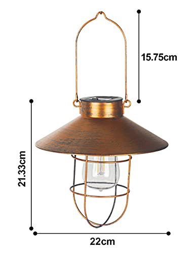 Shengshou ソーラーランタン ガーデンライト ソーラーライト LEDランタン 吊り下げ式 LED 暖色 省エネ 屋外 レトロ アンティーク 北欧  の通販はau PAY マーケット - HATINANA | au PAY マーケット－通販サイト