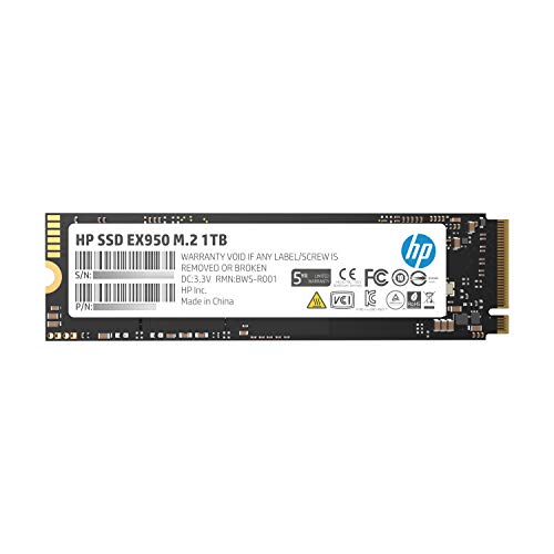 HP 1TB SSD M.2 EX950シリーズ PCIe Gen3(8Gb/s)x4, NVMe1.3/3D TLC/DRAMキャッシュ搭載/ 5MS23AA#UUF その他パソコン・PC周辺機器