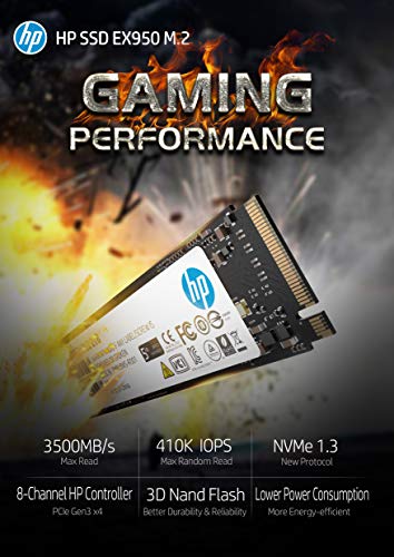 HP 1TB SSD M.2 EX950シリーズ PCIe Gen3(8Gb/s)x4, NVMe1.3/3D TLC/DRAMキャッシュ搭載/ 5MS23AA#UUF その他パソコン・PC周辺機器