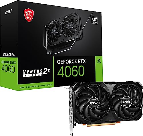 MSI GeForce RTX 4060 VENTUS 2X BLACK 8G OC グラフィックスボード
