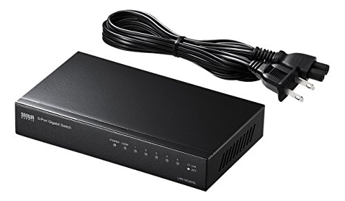 サンワサプライ Giga対応スイッチングハブ(5ポート) ループ検知機能つき LAN-GIGAH5Lの通販は 9,200円