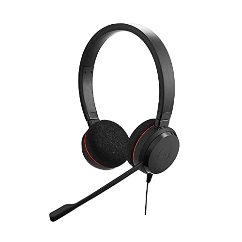Jabra Evolve 20 MS Stereo マイクロソフト認定ヘッドセット 【国内正規品 認定販売店取扱品】ノイズキャンセリングマイク搭載 USB接続 オンイヤーヘッドセット Web会議 4999-823-109の通販は