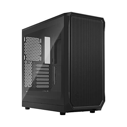Fractal Design Focus 2 Black TG Clear Tint エアフロー重視 強化ガラスパネル採用 ATX PCケース FD-C-FOC2A-01 CS8052