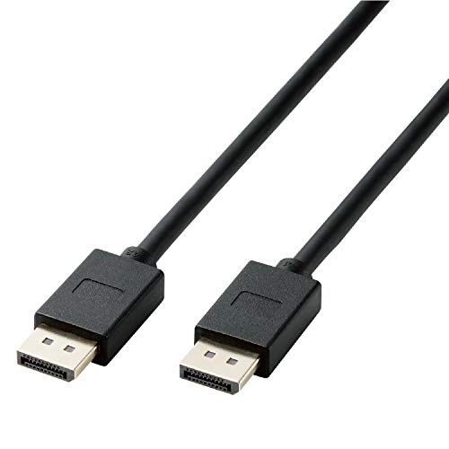 エレコム ディスプレイポートケーブル 2.0m CAC-DP1420BK2 ver1.4対応 8K映像出力 ブラックの通販は