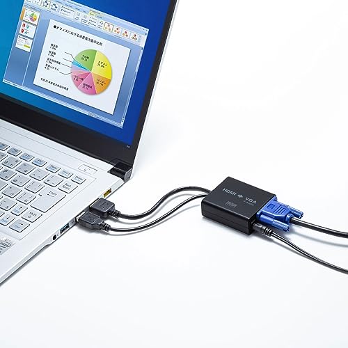 サンワサプライ HDMI信号VGA変換コンバーター VGA-CVHD6の通販は