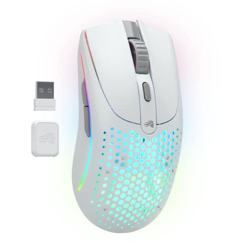 グロリアス(Glorious) MODEL O 2 Wireless 超軽量68g 大容量バッテリー搭載 RGB 2.4Gワイヤレス・Bluetooth接続対応 ゲーミングマウス マ