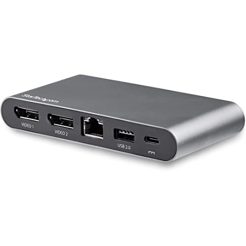 StarTech.com USB Type-C接続マルチアダプタ 4KデュアルDP対応 Windows対応 2x USB-A 100W USB PD 3.0 DK30C2DAGPDの通販は