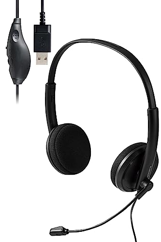 エレコム ヘッドセット USB ノイズキャンセリング 単一指向性 軽い 有線 マイク付き ヘッドホン 長時間 ウェブ会議 テレワーク 【switch・プレステ4/5・windows・Macなどに対応】 ブラック HS-HP06SUBKの通販は