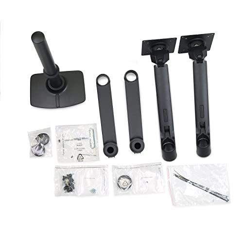 エルゴトロン LX デスク デュアル モニターアーム 縦/横型 2画面 マットブラック 24インチ(6.4~18.1kg)まで VESA規格対応 45-492-224