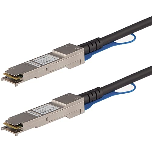 StarTech.com DAC Twinax ケーブル/50cm/Juniper製品EX-QSFP-40GE-DAC50CM互換/銅線ダイレクトアタッチケーブル/Juniperスイッチ対応 EXQSFP4050CMの通販は 19,300円