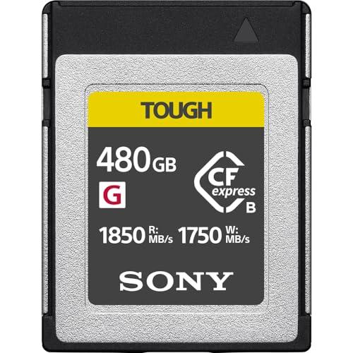 ソニー SONY CFexpress Type B メモリーカード 480GB タフ仕様 書き込み速度1750MB/s 読み出し速度1850MB/s CEB-G480T