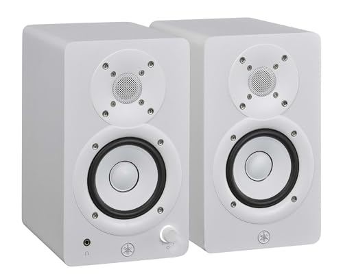 YAMAHA ヤマハ コンパクトパワードスタジオモニター ホワイト（左右1セット） HS3Wの通販は