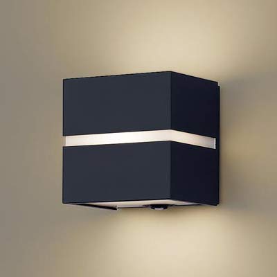 パナソニック(Panasonic) ポーチライト 壁直付型 電球色・拡散・防雨型・明るさセンサ付・段調光省エネ型 40形 オフブラック LGWC80365LE1の通販は 15,100円