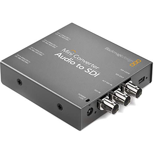 Blackmagic Design ブラックマジックデザイン 【国内正規品】 Mini Converter-Audio to SDI 2 黒