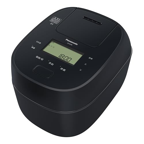 パナソニック 炊飯器 5.5合 急減圧バルブ おどり炊き 全面発熱5段IH式 ブラック SR-M10B-Kの通販は